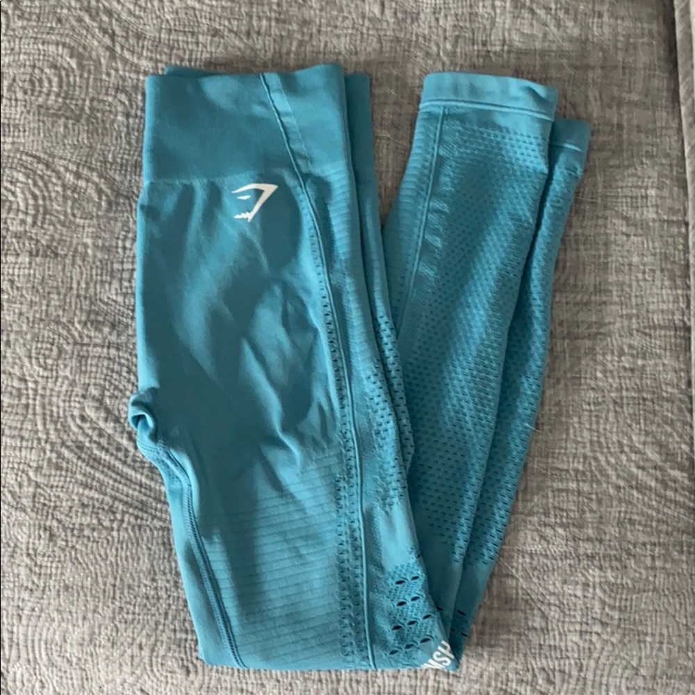 Turquoise GymShark Leggings